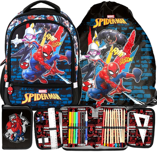 Spiderman schulranzen set 3in1 - spiderman,