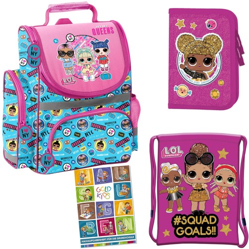 4er set schul rucksack - set, schul-rucksack