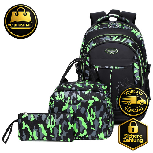 Schulrucksack camouflage - schulrucksack,