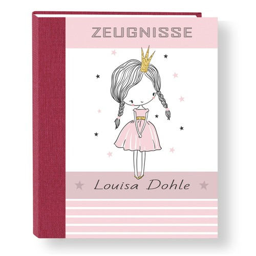 Zeugnismappe mit namen - zeugnismappe,