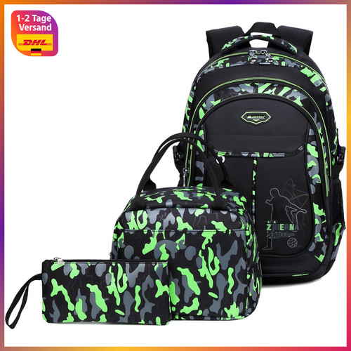 Schulrucksack camouflage - schulrucksack,