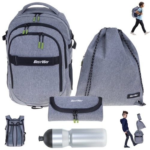 Schulrucksack set jungen - 4t,