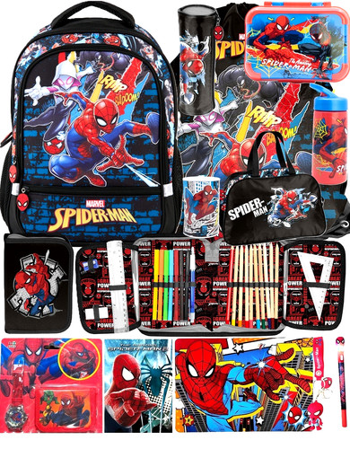 Spiderman schulranzen set - spiderman,